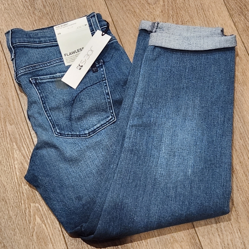 New! Joe's Jeans The Bobby Boyfriend with Back Arc Highway 29W x 25L - Picture 2 of 3
